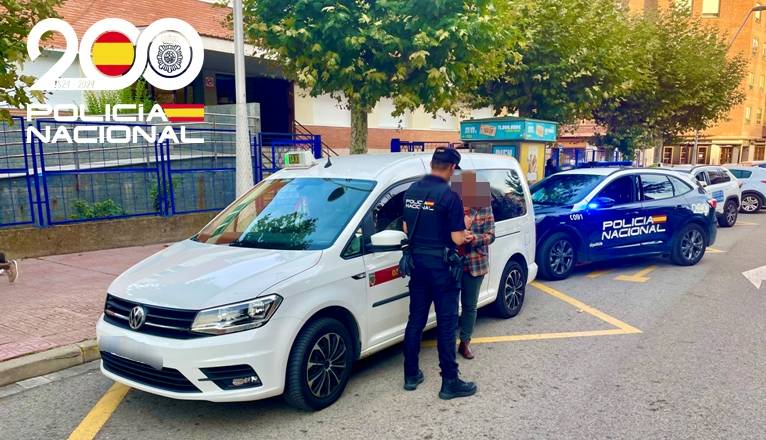 Policía Nacional robo a un taxista